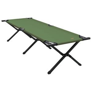 vidaXL Sammenleggbar camping seng gr&oslash;nn 193 x 69 x 45 cm Oxford-stoff