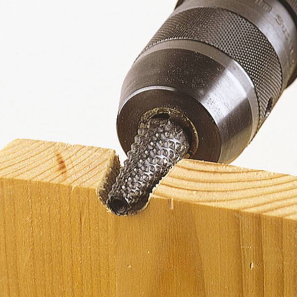 wolfcraft Raspe- og forsenkingssett 5 deler st&aring;l 2540000