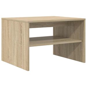 vidaXL Kaffebord Sonoma eik 60 x 50 x 40 cm Konstruert tre