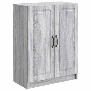 vidaXL Serviesskap Gr&aring; sonoma 66 x 34,5 x 87 cm Konstruert tre