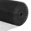 vidaXL Gjerdep&aring;le Gr&aring; 25 x 1,4 m (25 x 25 mm mesh) St&aring;l og PVC