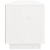 vidaXL TV-benk hvit 100x34x40 cm heltre furu