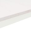 vidaXL Kaffebord Hvit 50 x 50 x 36 cm Massiv furu