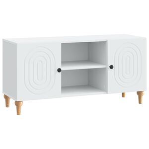 vidaXL TV-skap Hvit 102 x 34,5 x 50 cm Konstruert tre