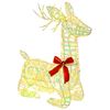 vidaXL 3D-julereinsdyr LOVIISA 140 LED-lys Varmhvit 55 x 22 x 63 cm