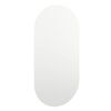 vidaXL Speil med LED-lys 60x30 cm glass oval