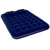 Bestway Oppbl&aring;sbar flokket luftseng pute luftpumpe 203x152x22cm 67374