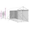 vidaXL Utend&oslash;rs hundekennel s&oslash;lv 2x6x2,5 m galvanisert st&aring;l