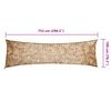 vidaXL Kamuflasjenett med oppbevaringspose 753x199 cm sand