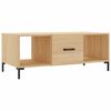 vidaXL Salongbord sonoma eik 102x50x40 cm konstruert tre