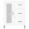 vidaXL Highboard hvit 69,5x34x180 cm konstruert tre
