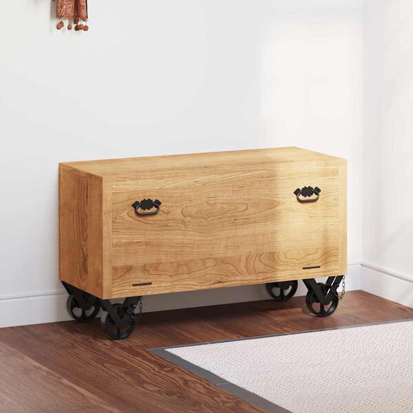 vidaXL Skoskap 86x35x55 cm heltre mango