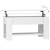 vidaXL Salongbord hvit 101x49x52 cm konstruert tre