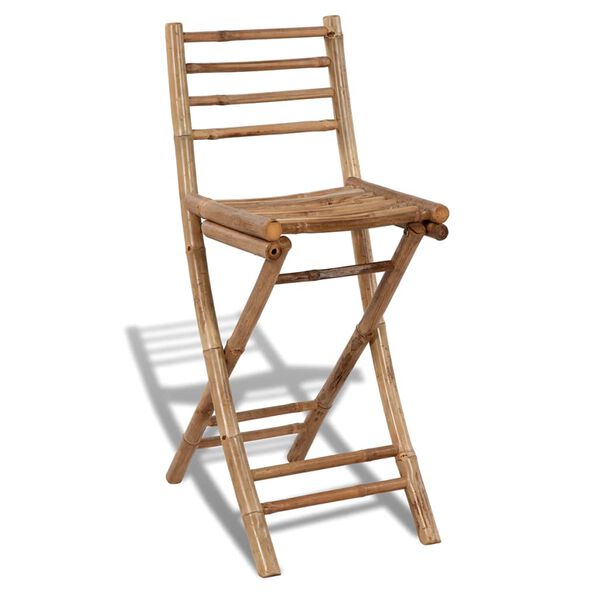 vidaXL Barsett 3 deler bambus