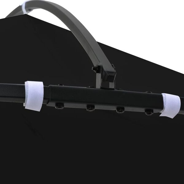 vidaXL Paviljong 300x290 cm antrasitt rund