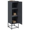 vidaXL Highboard antrasitt 36x39x123 cm stål
