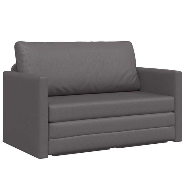 vidaXL Sofa seng Grå 124 x 71 x 78 cm Fløyel