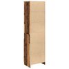 vidaXL Highboard gammelt tre 50x35x180 cm konstruert tre