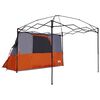 vidaXL Camping Telt Sett med tak 2 pcs Oransje Taffeta og Stoff
