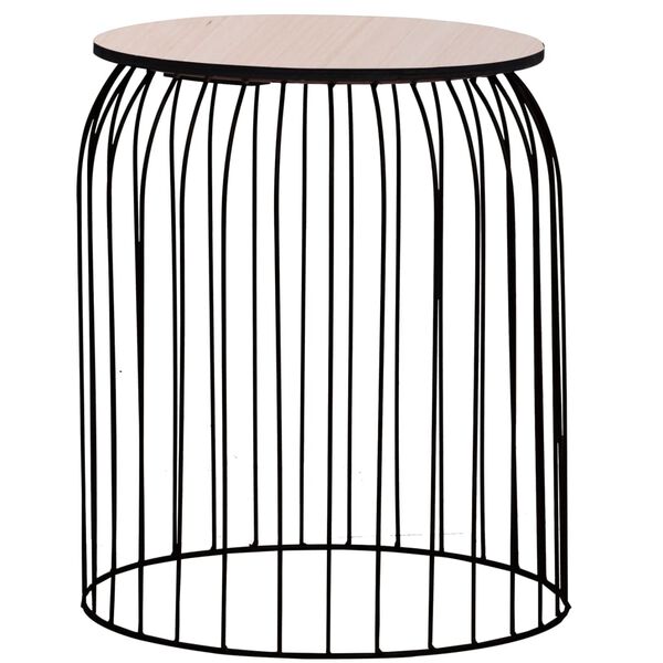 vidaXL Salongbord 3 stk svart