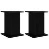 vidaXL Planteholder 2 pcs Svart 30,5 x 30 x 43 cm Konstruert tre