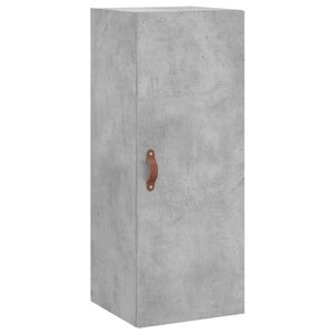 vidaXL Veggskap betonggr&aring; 69,5x34x90 cm