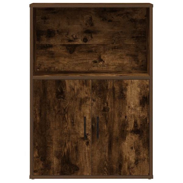 vidaXL Bokhylle r&oslash;kt eik 60x24x85 cm konstruert tre