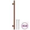 vidaXL Skaph&aring;ndtak 10 stk bronse 224 mm rustfritt st&aring;l