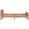 vidaXL Sengeramme heltre teak 120x200 cm