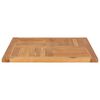 vidaXL Bordplate heltre teak 70x70x2,5 cm