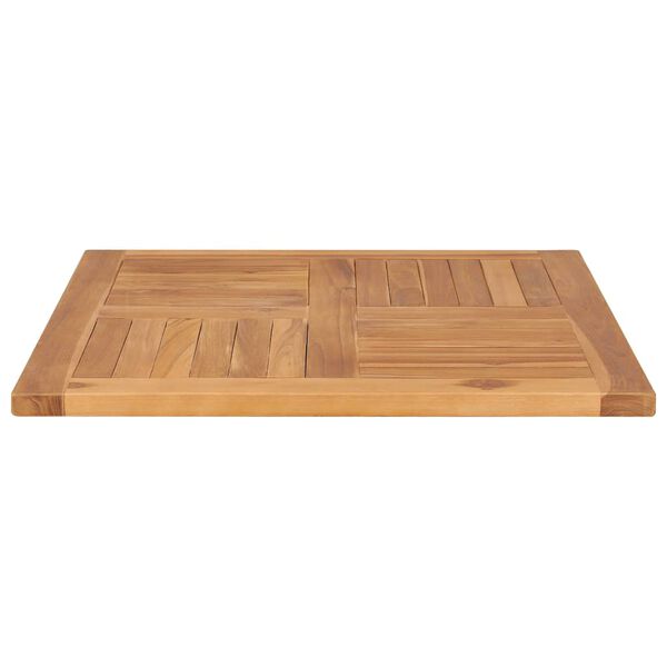 vidaXL Bordplate heltre teak 70x70x2,5 cm