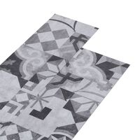 vidaXL Selvklebende PVC-gulvplanker 5,21 m² 2 mm grå mønster