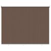 vidaXL Utend&oslash;rs Rullegardin 90% UV-blokk Gr&aring;brun 220 x 140 cm HDPE