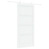vidaXL Skyved&oslash;r 93 x 202 cm Konstruert tre Hvit