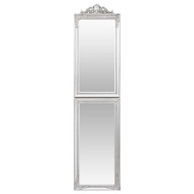 vidaXL Frittstående speil sølv 50x200 cm