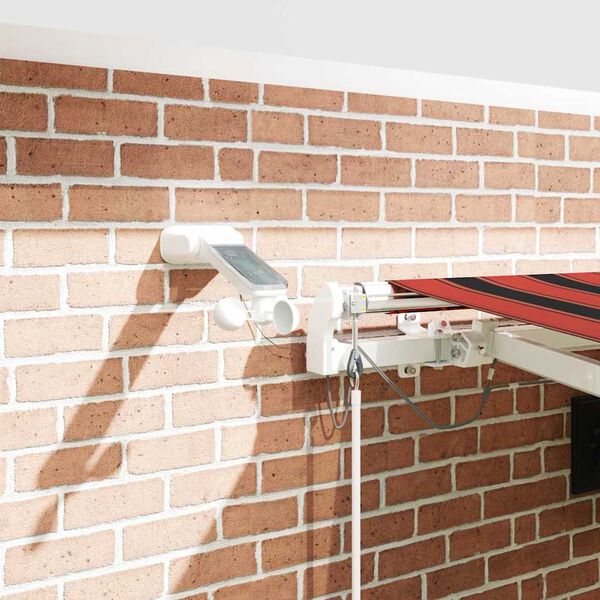 vidaXL Innvendbar Markise Oransje og Brunt 450 &times; 300 cm