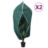 vidaXL Plantefleecetrekk med glidel&aring;s 4 stk 70 g/m&sup2; 2,36x2 m