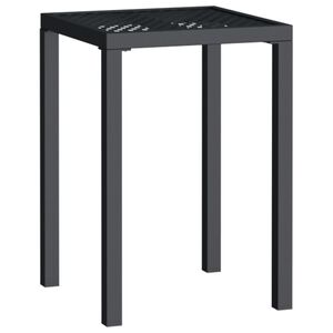vidaXL Hagebord antrasitt 50x50x72 cm st&aring;l