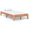 vidaXL Sengeramme heltre teak 100x200 cm