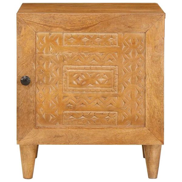 vidaXL Nattbordskap Lys Brun 40 x 33 x 46 cm Massivt akasietre