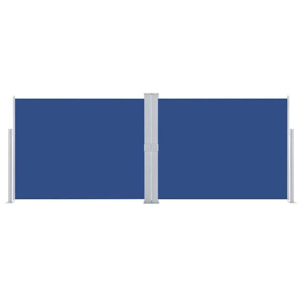 vidaXL Uttrekkbar sidemarkise 140x1000 cm bl&aring;