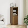 vidaXL Highboard honningbrun 37x34x110 cm heltre furu