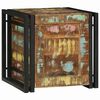 vidaXL Lagringsboks Brun og svart 40 x 40 x 40 cm Solid akasietre