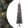 vidaXL Kunstig juletre med 300 LED gr&oslash;nn 210 cm PVC og plast og st&aring;l