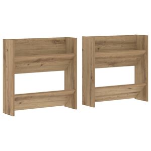 vidaXL Sko Skap 2 stk. 60 x 18 x 60 cm Konstruert tre Artisan eik
