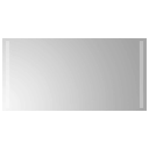 vidaXL Baderomsspeil med LED 80x40 cm