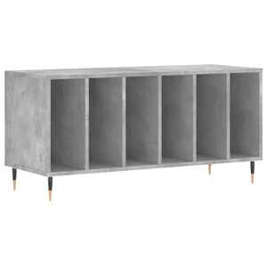 vidaXL Hifi-benk betonggr&aring; 100x38x48 cm konstruert tre