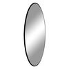 House Nordic Rundt speil Daisy svart