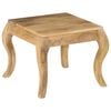 vidaXL Endebord 45x45x40 cm heltre mango