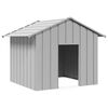 vidaXL Hundehus med tak 131x101x102 cm galvanisert st&aring;l